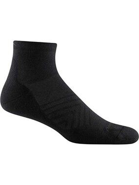 Men's Ultra-Lightweight Cushioned 1/4 Run Socks Seamless USA Made